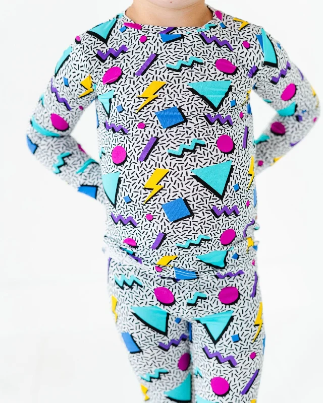 Fresh Prints of Bel-Air Two-Piece Pajama Set - Long Sleeves