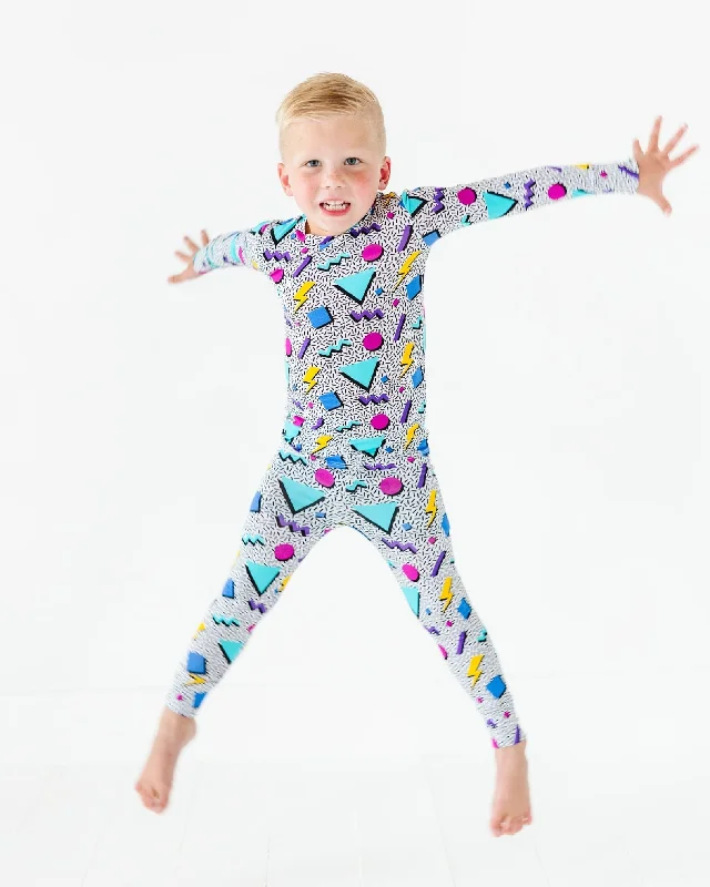 Fresh Prints of Bel-Air Two-Piece Pajama Set - Long Sleeves