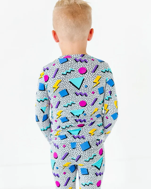 Fresh Prints of Bel-Air Two-Piece Pajama Set - Long Sleeves