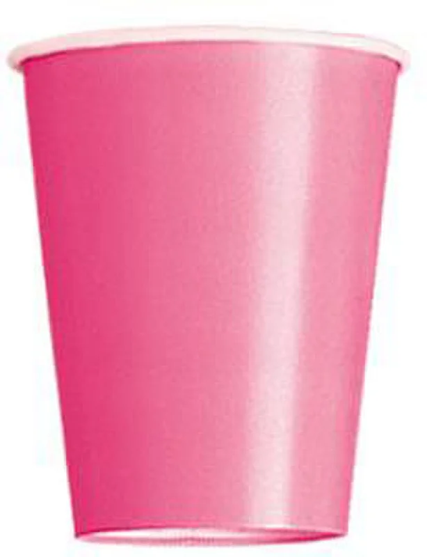 14pk Hot Pink Paper Cups