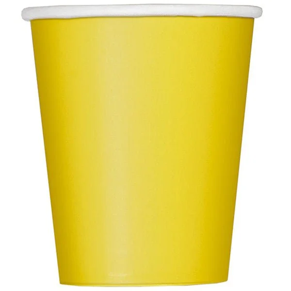 14pk Sunflower Yellow Paper Cups