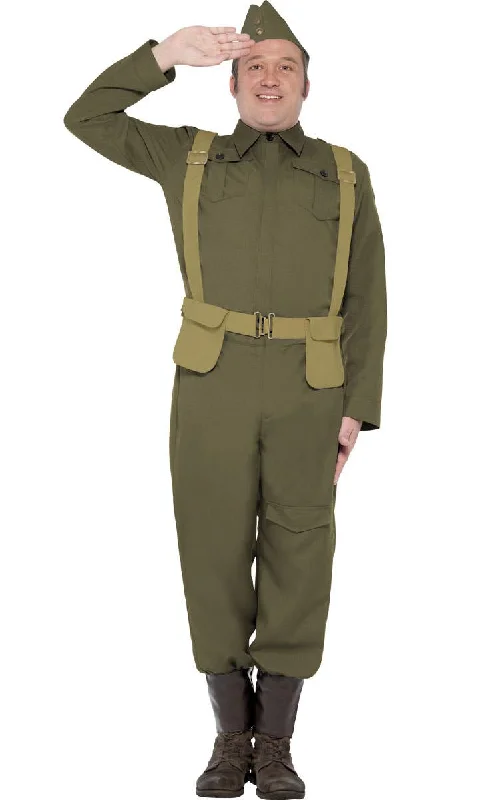 1940s Home Guard Private Mens Fancy Dress Costume