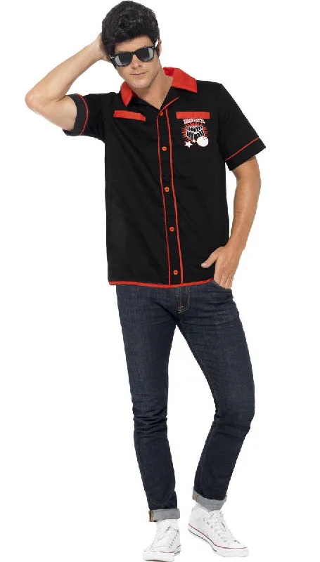 1950s Bowling Shirt Mens Costume