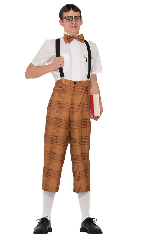 1950s Mr Nerd Mens Fancy Dress Costume