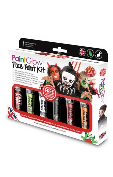 6 Colour Face Painting Halloween Makeup Kit