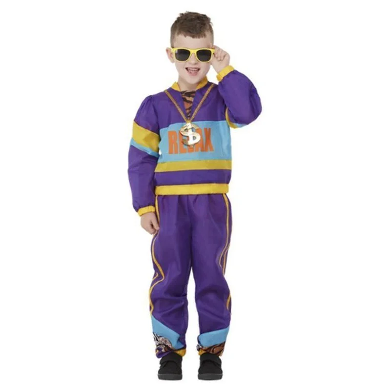 80s Relax Costume, Purple