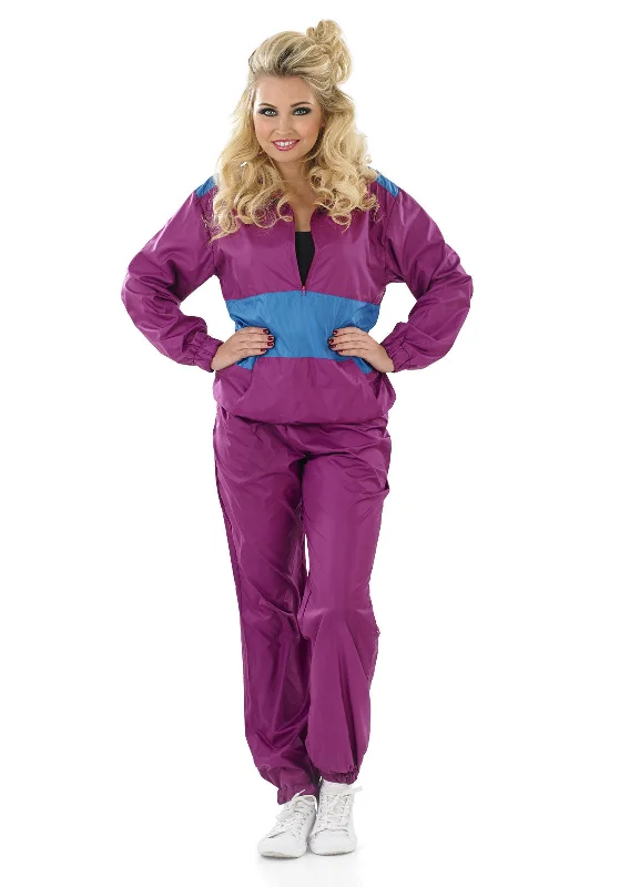 80s Shell Suit-Purple