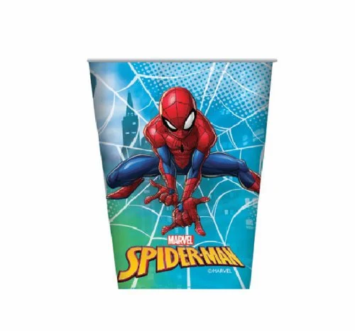 8pk Marvel Spiderman Paper Cups