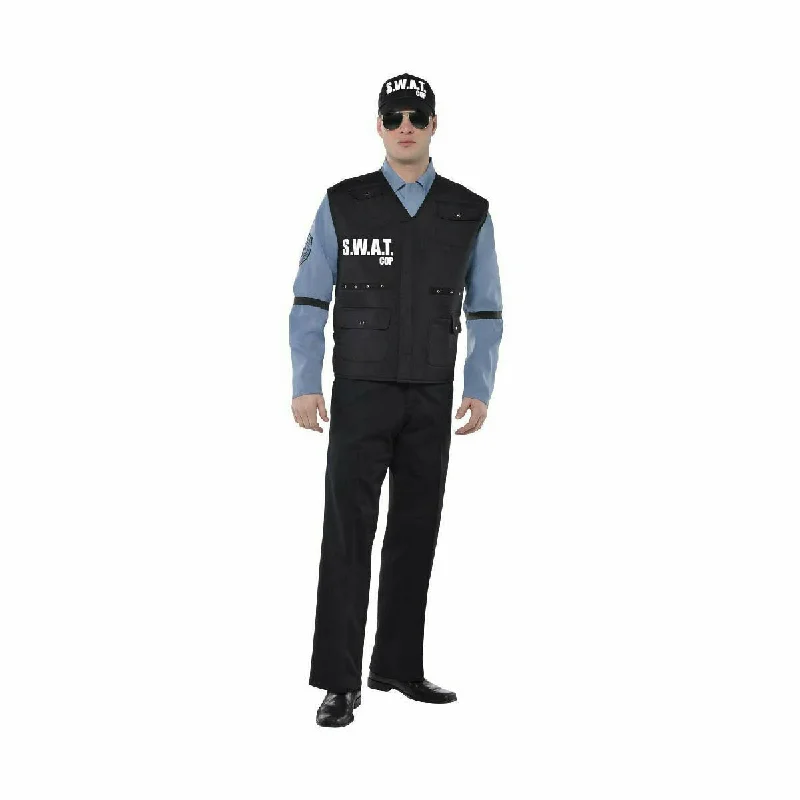 Mens Swat Cop Costume