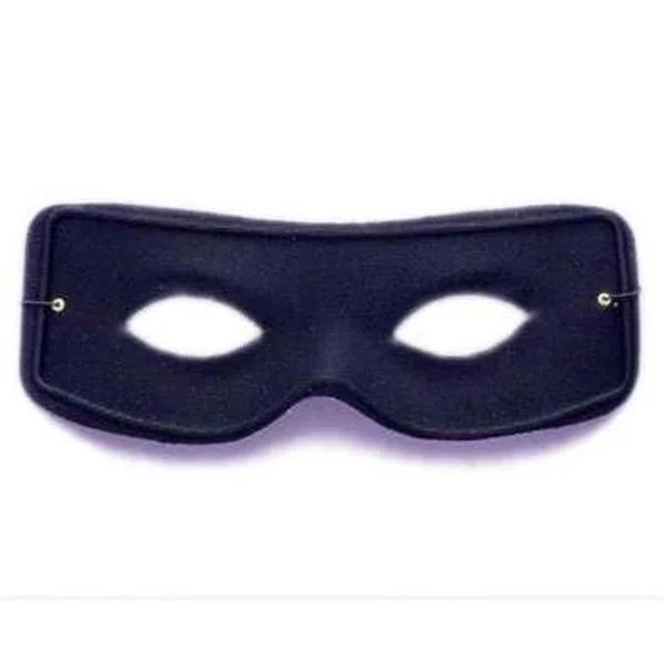 Adults Costume Accessory Black Eye Mask Zorro Lone Ranger