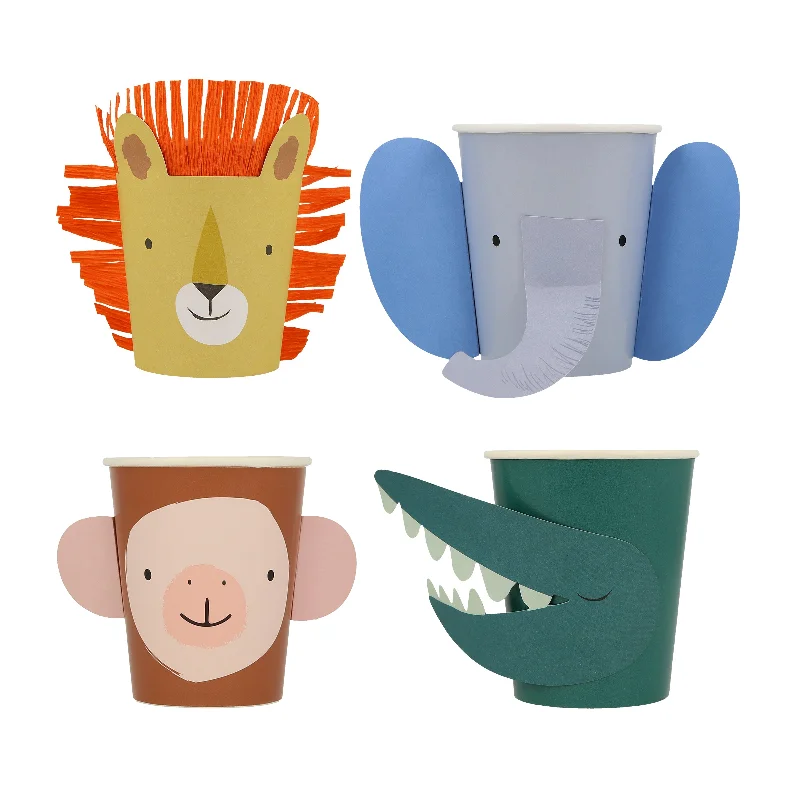 Animal Parade Character Cups, Assorted Pack of 8