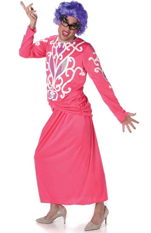 Aussie Dame Edna Everage Mens Costume