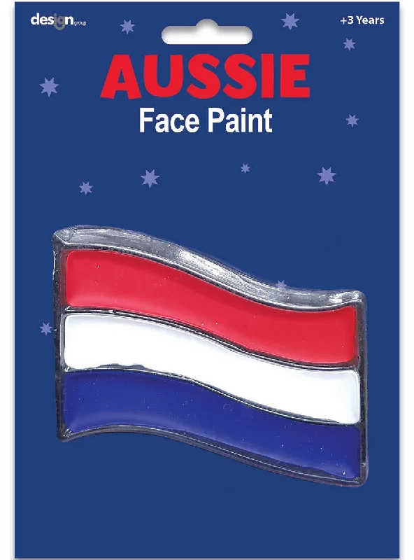 Aussie Red White and Blue Face Paint