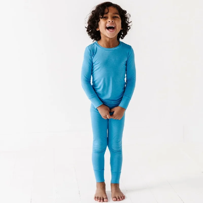 Azure Two-Piece Pajama Set