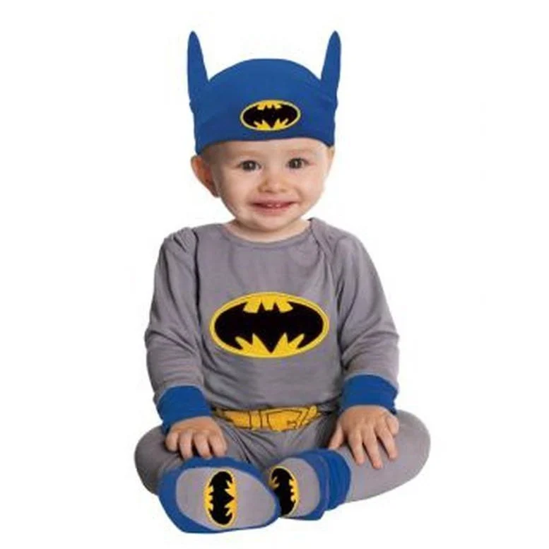 Batman Onesie (Grey/Blue) Size 6 12 Months