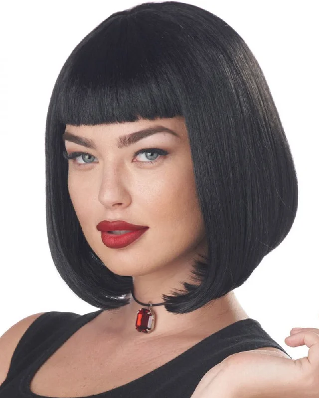 Black Bob Halloween Wig