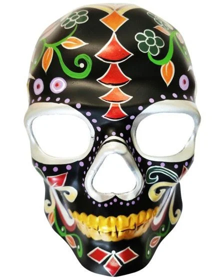 Black Day Of Dead Skull Mask