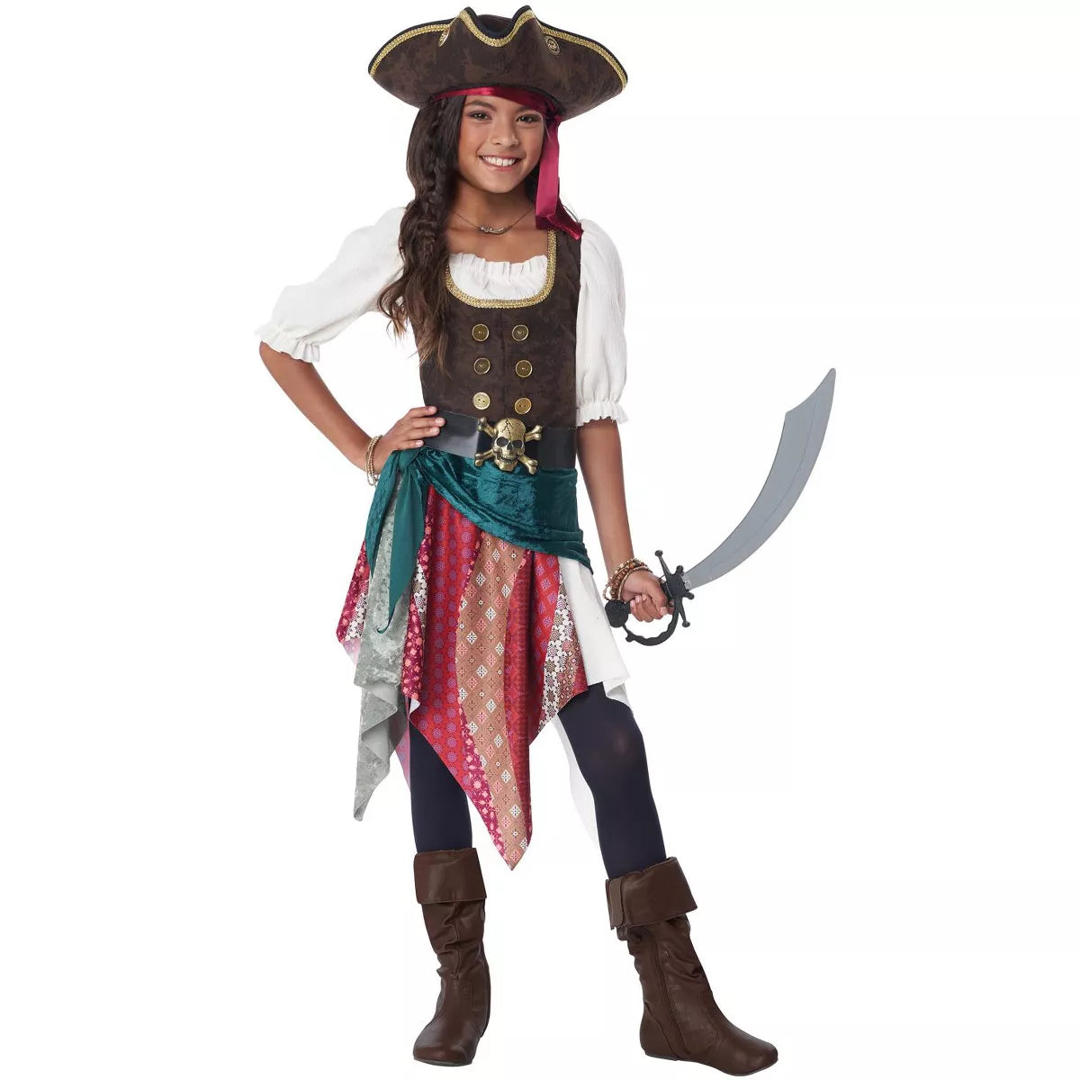 Boho Pirate Girls' Costume