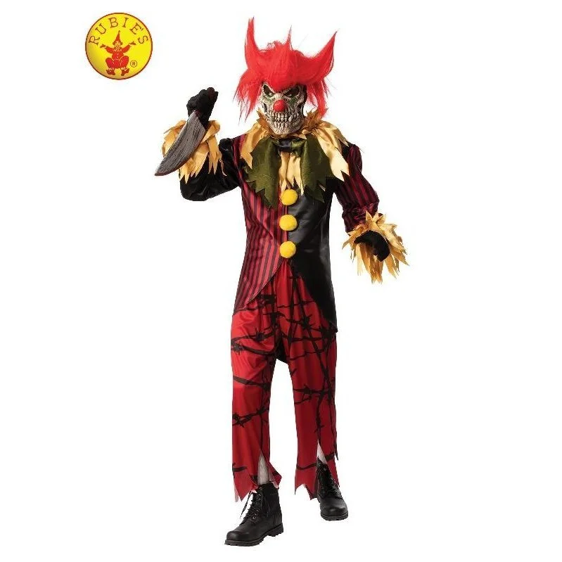 Crazy Clown Costume, Adult