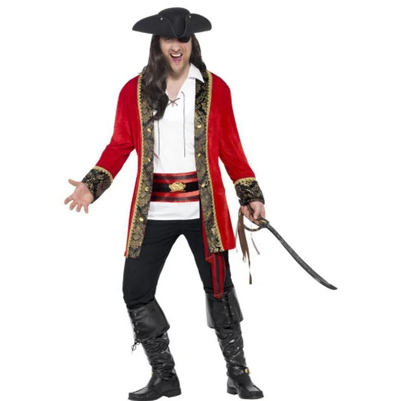 Curves Pirate Captain Costume