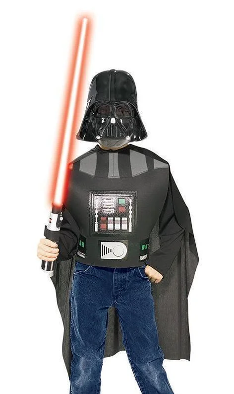 Darth Vader with Lightsaber Costume Box Set for Kids - Star Wars