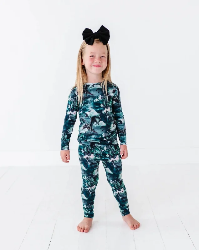 Dem Dragons Two-Piece Pajama Set