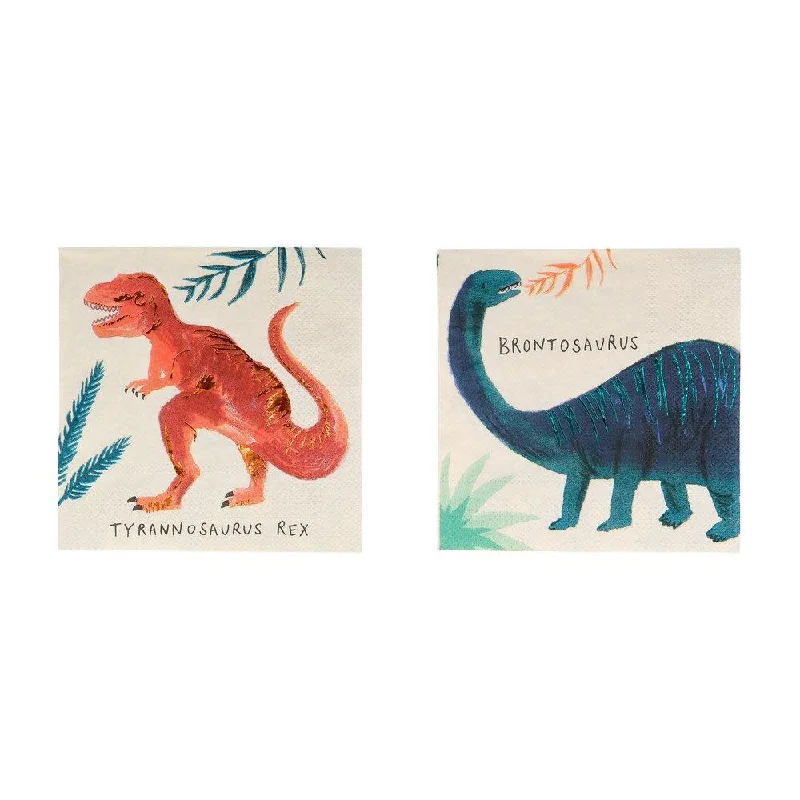 Dinosaur Kingdom Small Napkins, Pack of 16