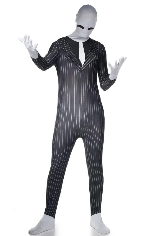 Gangster Second Skin Pinstripe Suit Costume