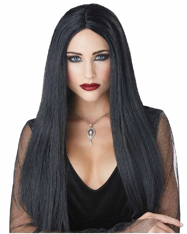 Gothic Matriarch Black Halloween Wig