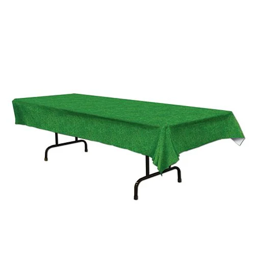 Grass Print Plastic Tablecloth - 2.8m