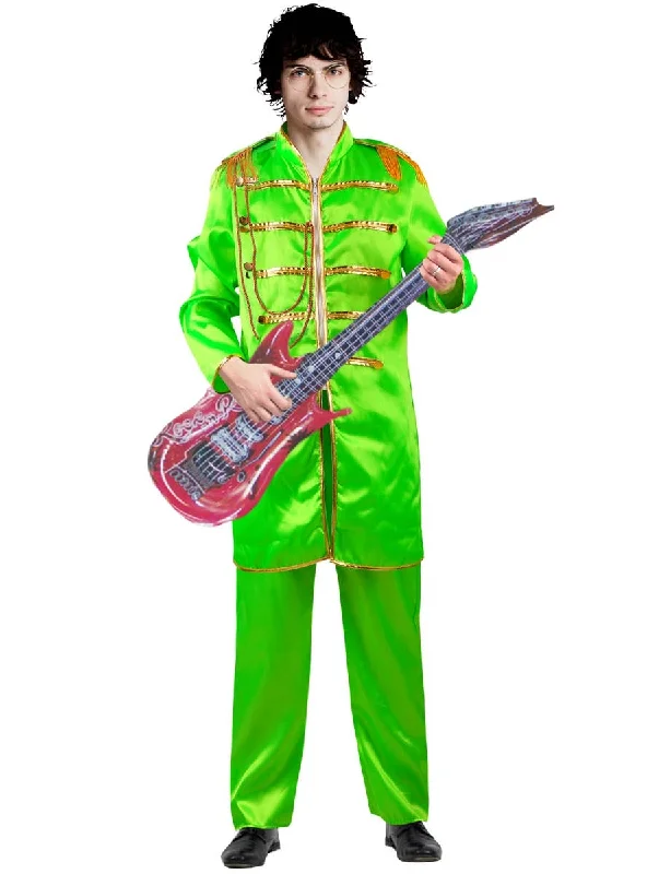 1960s Green Sergeant Peppers Mens Beatles Costume