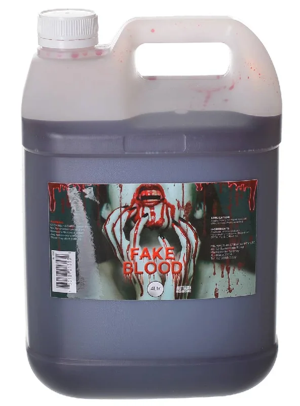 4 Litre High Quality Halloween Special Effects Blood