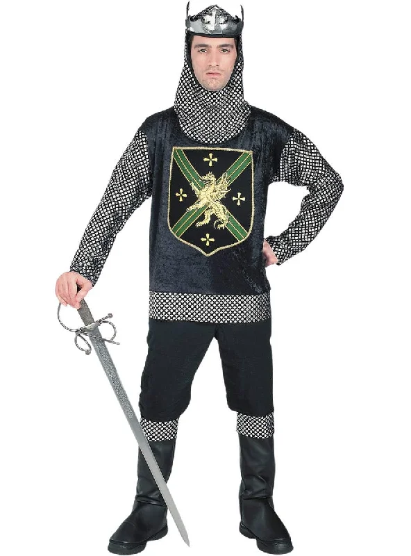 Arthur's Court Mens Medieval Knight Fancy Dress Costume