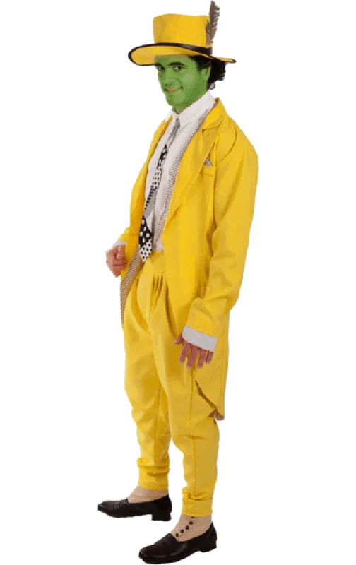 Mens Manic Superhero Jim Carrey Costume