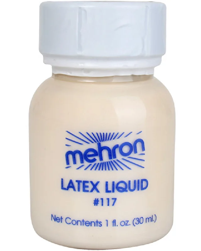 Halloween Mehron Flesh Like Liquid Latex with Brush 30ml