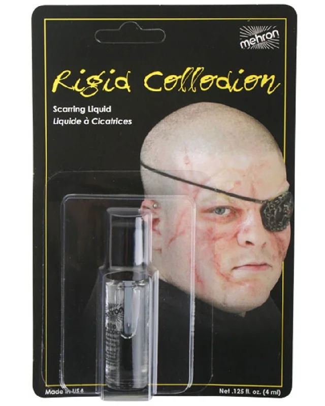 Halloween Mehron Rigid Collodion Scarring Liquid with Brush