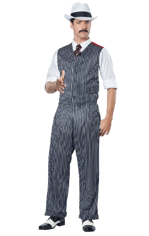 Mens 1920s Pinstripe Mobster Costume