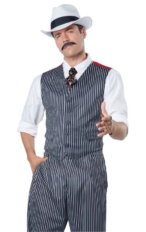 Mens 1920s Pinstripe Mobster Costume