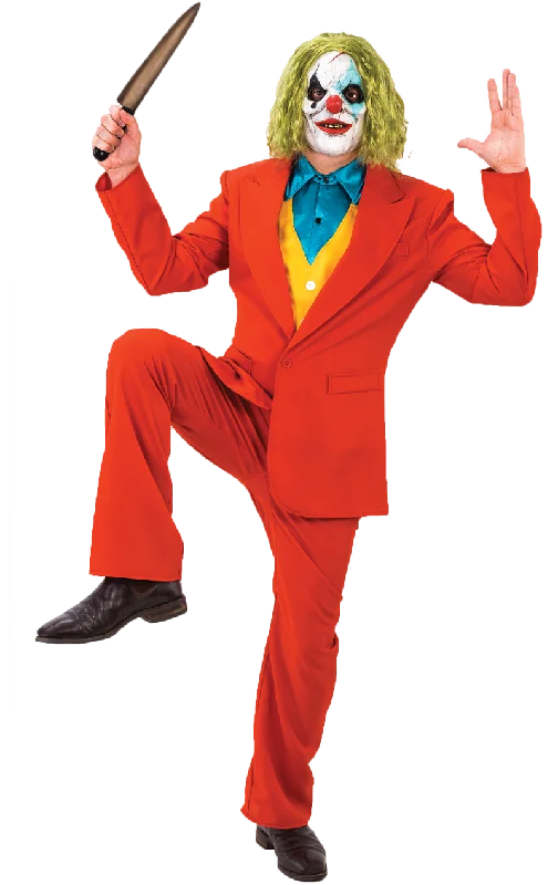 Mens Joker Halloween Movie Costume