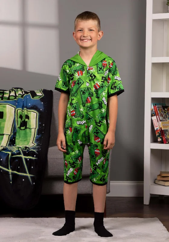 Minecraft Kid's Creeper Romper