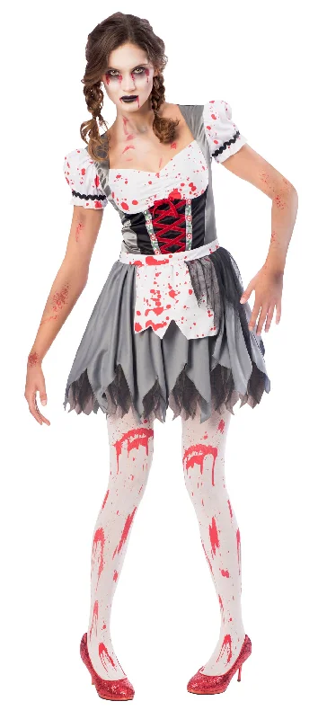 Miss Oktoberfest Zombie Ladies Halloween Costume