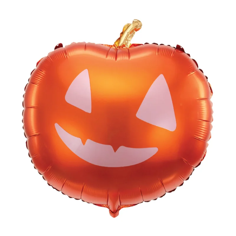 Orange Halloween Pumpkin Balloon 16in