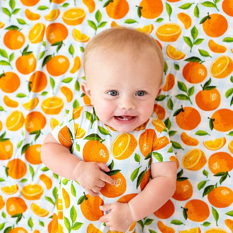 Orange You Sweet Bum Bum Blanket- FINAL SALE