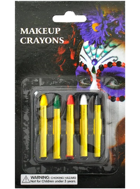 Assorted Face and Body Paint Crayons Costume Makeup