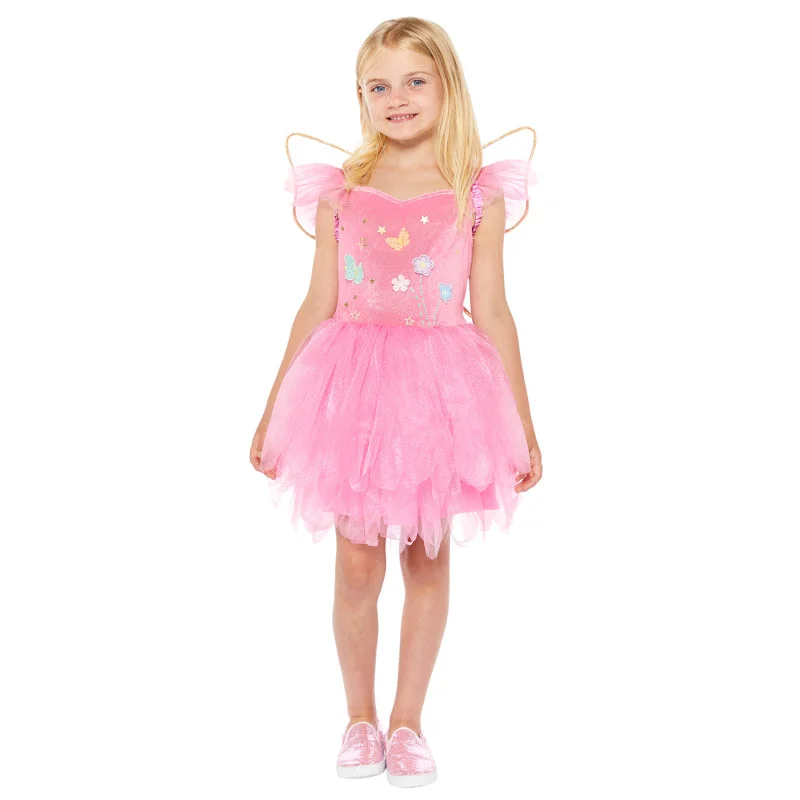 Pink Fairy Girls Dress Costume