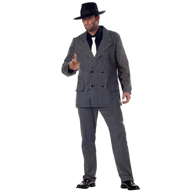 1920's Gangster Pinstripe Men's Costume