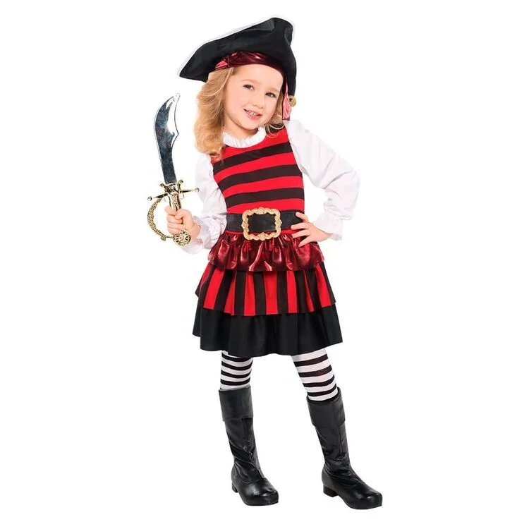 Pirate Little Lass Girls Costume