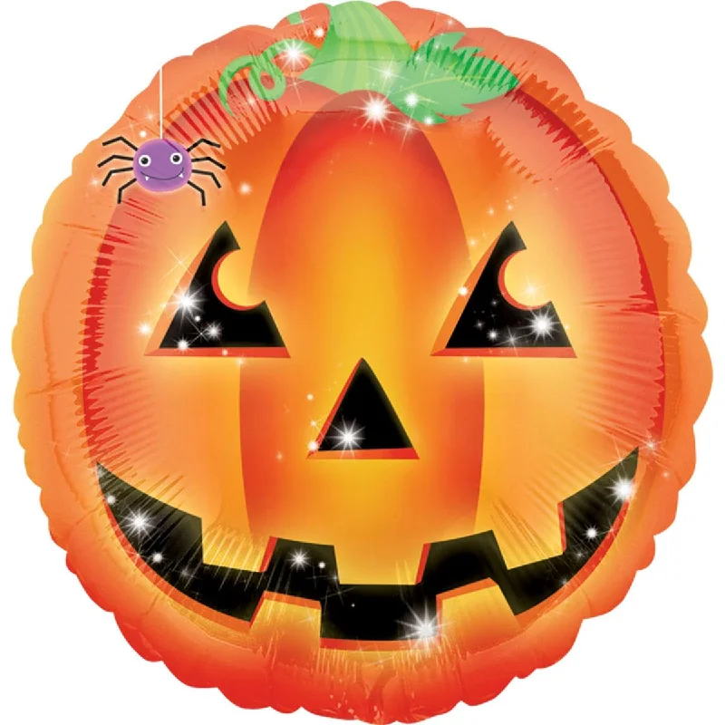 Playful Pumpkin Foil Balloon 18in