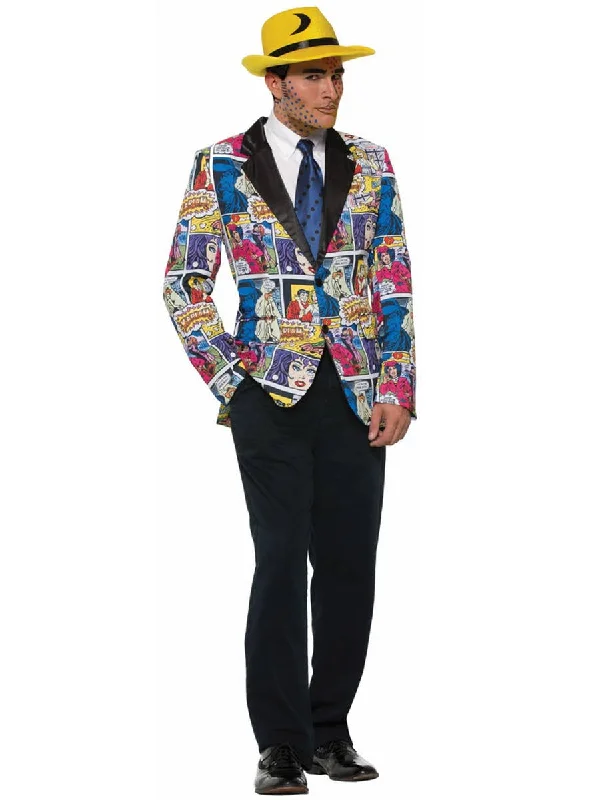 1950s Pop Art Comic Mens Costume Jacket