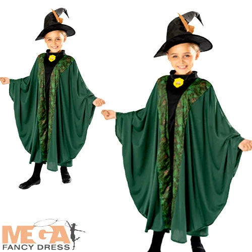 Girls McGonagall Harry Potter Robe World Book Day Costume